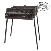 Quadratischer Grill Mit Paella-halter 50x75cm Imex El Zorro