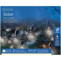 Ult. Unidades Guirnalda Exterior Bombilla Solar Micro Led