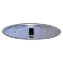Coperchio tondo per pentole caldaie – Alluminio – Diametro 48 cm – Pentalux