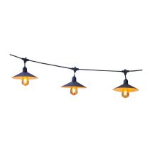 Guirnalda Solar Luminosa Para Exteriores - Lumisky - Vinty Light Solar - 6 M - 10 Bombillas De Filamento - Led Blanco Cálido
