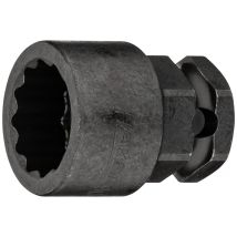 Schlag-, Maschinenschrauber Steckschlüsseleinsatz 900sz6-21 ∙ 1/2 Zoll (12,5 Mm) Vierkant Hohl, 24 Mm Außen-sechskant ∙ Außen Doppelsechskant-