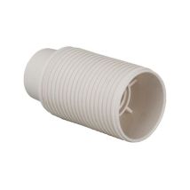 Solera – Portalampada E14 2A 250V bianco con filettatura M10-100 e vite di bloccaggio – 2A 250V