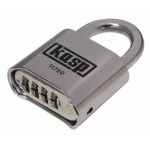 Kasp K11750d Lucchetto 50 Mm Argento Serratura A Combinazione Numerica