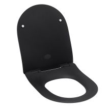 Alfa - Softclose-deckel Mattschwarz (al030sbl) - Idevit