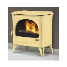Stufa A Legna In Ghisa 10,5kw Beige - 388113sahara - Godin