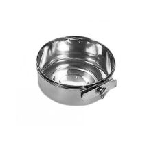 Comedero Acero Inox. Con Tornillo 0,28l 9cm