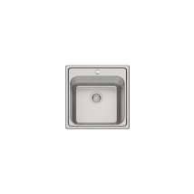 Esmebra - Fregadero De Un Seno En Inox Ucrania 20 Cm(alto)50 Cm(ancho)50 Cm(largo)