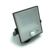 Kai 56018 Proiettore Slim Led Con Sensore Pir 20 W Nero 4000k Naturale