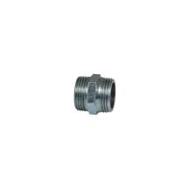 Riquier – Nipplo doppio maschio cromato 12x17 – Filettatura 12x17