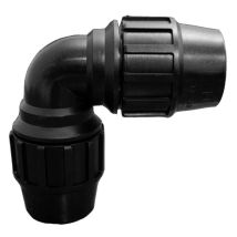 Codo igual de polietileno 90 mm – Accesorio de alta calidad con certificado AENOR – Instalación rápida y eficiente