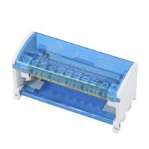 Bloc De Distribution Modulaire - 22 Bornes - Rail Th35 - Ip20 - 100x50x44mm