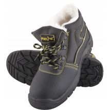 Zapatos de seguridad REIS – Piel de vaca – Aislados – Talla 50 – Antideslizantes – Puntera de acero – Normas EN20345 y EN20344