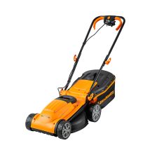 Meb1434m Tagliaerba Elettrico 1400w 34cm, Altezza Di Taglio Regolabile In 6 Posizioni 20-70mm, Capacità Di Raccolta 32l - Lawnmaster
