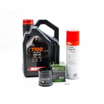 Kit Entretien Vidange Pour Kawasaki Vulcan S De 2015 À 2023 - Motul 7100 10w40 4l