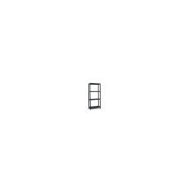 Etagere 4 Tablettes Resine Ref 9503 Noire Hauteur 135 Cm Abm