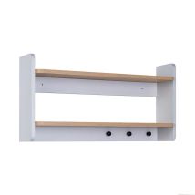 [neuwertig] B-ware Arthur Berndt Wandregal Regal Ablage Stauraum Lichtgrau Nagano Oak Kinderzimmer