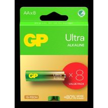 Batería Aa Ultraalcalina Gp, 15au/lr6, Paquete De 8