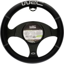 Lenkradhülle Schwarz WRC Edition – Durchmesser 35-38 cm – Rutschfest – Schutz vor Hitze und Kälte