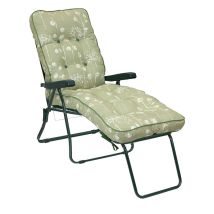 Glendale Leisure - Deluxe Lounger Renaissance - L118 X W58 X H99 Cm - Sage