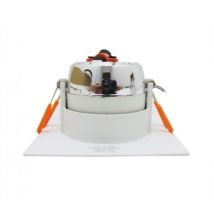 Faretto Led Incasso 5w Quadrato Cob Con Alimentatore Led Kit 5 Pezzi 6400k
