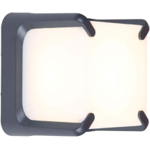 Lampada Da Parete A Led Armor, In Alluminio Pressofuso, 11 W, Colore: Nero - Lutec