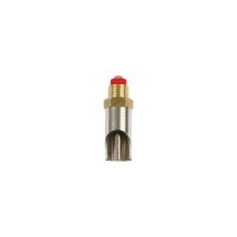 Chupete bebedero para cerdos de lat n y acero inoxidable – Cuerpo 3/4 M – Perno 8 mm – Filtro malla acero inoxidable