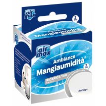 Ricarica per Mini Kit Assorbiumidità Ambiance – 2 tab da 100 g – Profumazione neutra – Deumidificatori