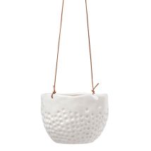 Burgon & Ball – Dot Hanging Pot – 14 cm Diameter x 9.5 cm High – Waterproof Stoneware – Stylish Indoor Planter