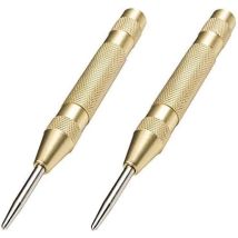 Set Mit 2 Automatischen Körnern Für Metall Oder Holz (gold)