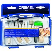 684 Kit Di Pulizia E Lucidatura, Set Di Accessori Con 20 Accessori Per Multiutensili Rotativi - Dremel