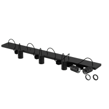 [neuwertig] B-ware Calex Kabelset Lampenfassung E27 Deckenlampe 5x 14 X 130 Cm Schwarz