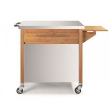 Dm Creation Naturellement - Carro Plancha De Madera / Acero Inoxidable - 00231n - Dm Creation -