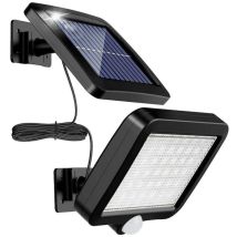 Promozione Luce Solare Per Esterni Con Sensore Di Movimento 56 Led, Luce Solare Da Giardino Impermeabile Ip65 A 120° Con Cavo Da 5 M [classe 