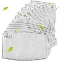 Filtro Desechable Para Mascarilla Pm2.5 - [40 Unidades] Juego De Filtros Reemplazables Con 5 Capas Filtrantes, Material Suave Y Transpirable, Antivaho