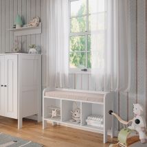 Vitalispa - Scaffale Per Bambini Ajaton, Bianco, 107.2 X 63.8 Cm