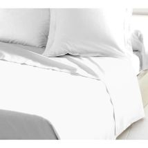 Lovely Home Drap Plat 100% Coton 240x300 Cm Blanc