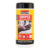 Swipex Reinigungstücher – 50 Stück – Entfernt Dichtstoffe von glatten Oberflächen – Ideal für PU-Schaum und Farben
