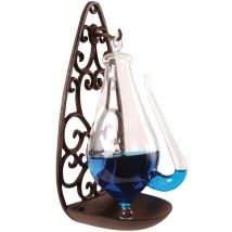 Esschert Design - Barometro Vetro Meteo Con Supporto In Ghisa 0,5 L Th31