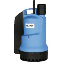 Homa – Pompa Sommersa C250 Cromatica per Drenaggio Acqua Pulita e Inquinata – 10 mm Passaggio Libero – IP X8