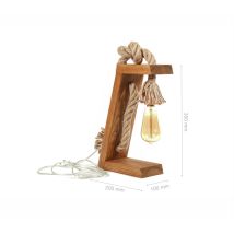 Lampada Da Tavolo, Lampada Da Comodino, Luce Da Soggiorno Lamp 1 X E 27 Max 40 W