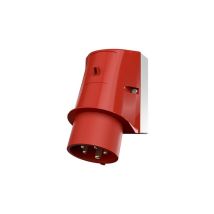 Mennekes Enchufe De Pared Rojo 16a 400v 5 Clavijas