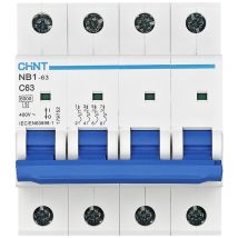 Chint 179745 Nb1-63 4p C25 6ka Db Leitungsschutzschalter 4polig 25 A 240 V, 415 V