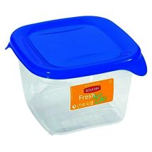 Curver Pojemnik Na Żywność "fresh&ampgo" Kwadratowy 0,45l /niebieski/ Transparentny