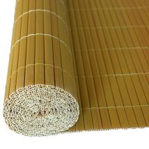 Sichtschutzmatte Sichtschutzzaun Sichtschutz Windschutz Pvc Zaun Balkon Garten Bambus / 1,40 X 5 M