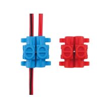 Sortiment Klemmverbinder 10 Stück – 5x rot (max. 0,85 mm²) – 5x blau (max. 2,5 mm²)