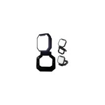 Proyector LED COB Oyster Luz Cuadrada – Batería recargable – Orientable 360° – 3 intensidades – Autonomía 2-8 horas – Incluye cable USB