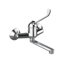 Tiemm - Wandmontierter Einhebelmischer Mit Klinischem Hebel - Ten Line, Chrom