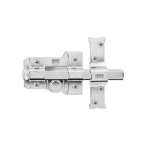 Fac - Cerrojo Sobreponer 115mm 302-t Niquel Bombillo 50mm Derecha