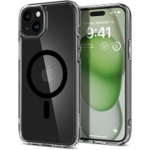 Funda De Teléfono - Bumper De Teléfono Spigen Ultra Hybrid Magfit Funda Para Iphone 15 - Negro