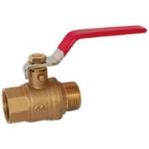 Sferaco - 571005 Ball Valve Mf 1/4 Of A Turn Brass Handle Steel 3/4